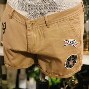 Super Cute 😍 Military Army Shorts With Patches by Nylon Apparel